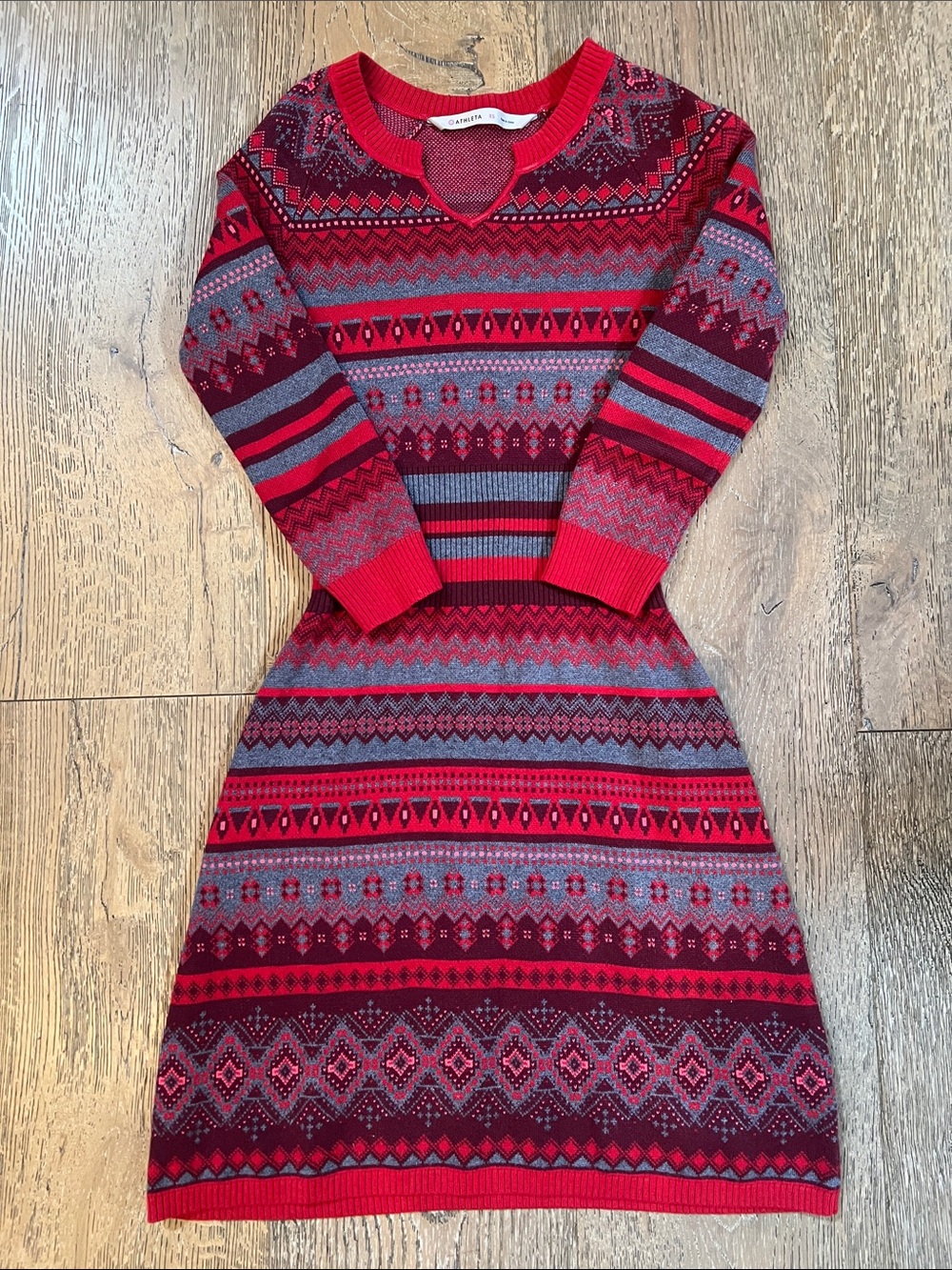 Athleta Knit Sweater Dress